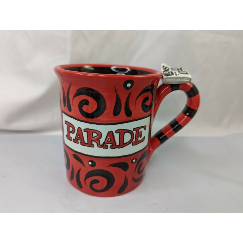 Parade News Coffee Cup Mug Red Black Our Name is Mud New‎ York City